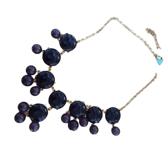 Purple Bubble Statement Necklace - Picture 1 of 3